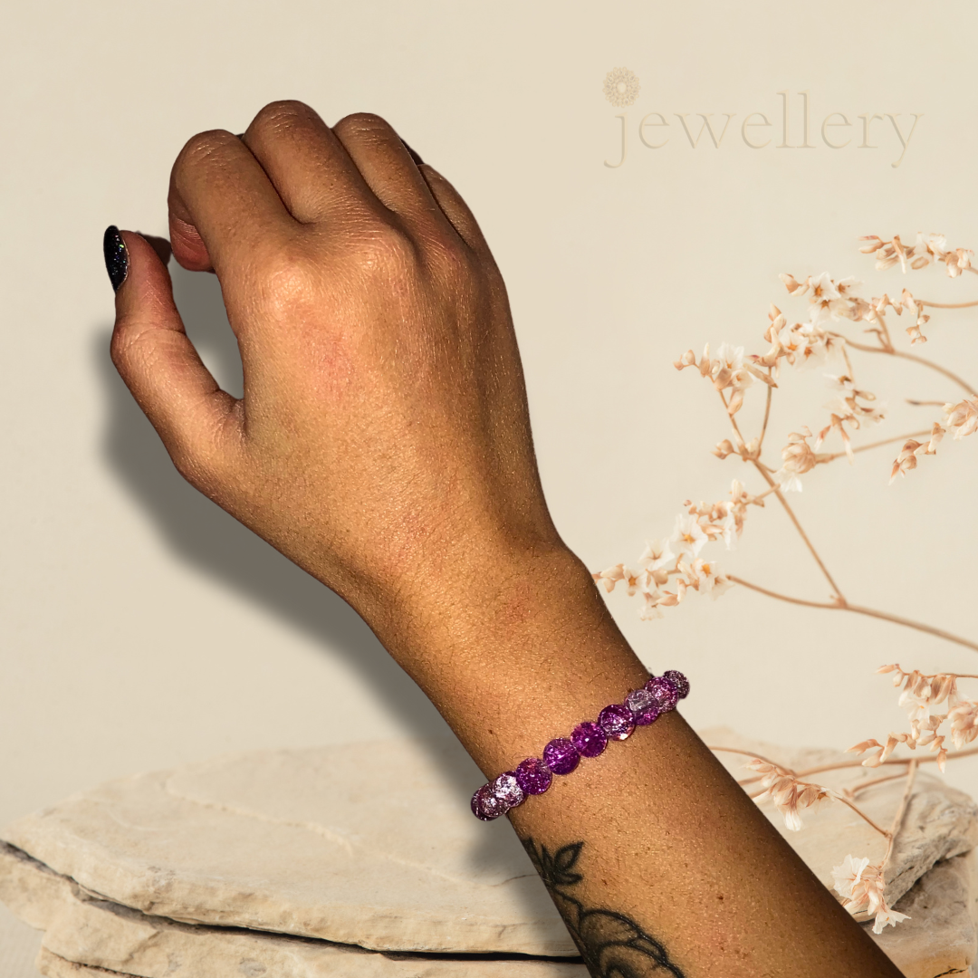 Amethyst Glow-Kristallarmband