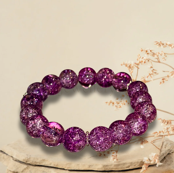 Amethyst-Kristallarmband