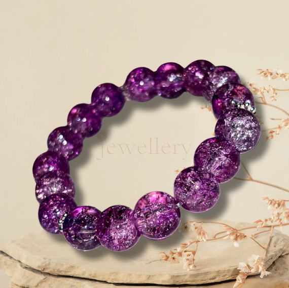 Amethyst-Kristallarmband