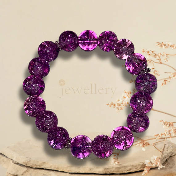 Amethyst-Kristallarmband